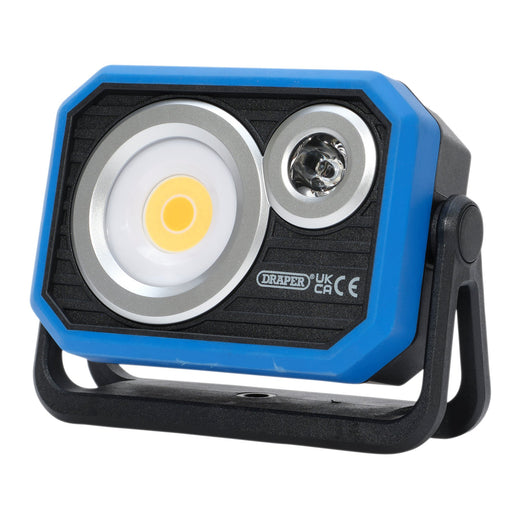 Draper 23847 COB XPG Rechargeable Work Light and Powerbank, 10W, 1000 Lumens, USB-C Cable Supplied