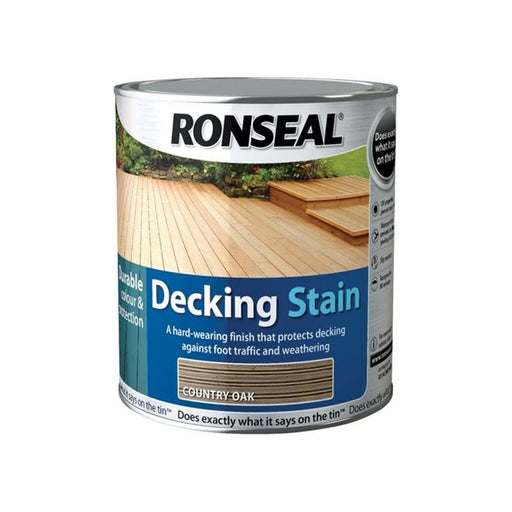 Ronseal Decking Stain Golden Cedar 5 litre Ronseal - RockBottom Nothampton