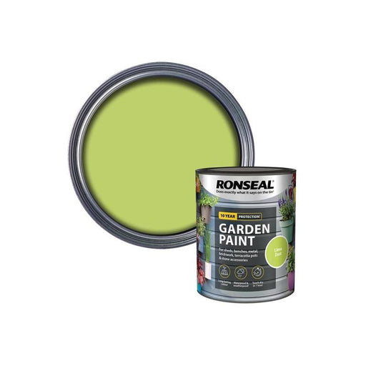Ronseal Garden Paint Lime Zest 750ml Ronseal - RockBottom Nothampton