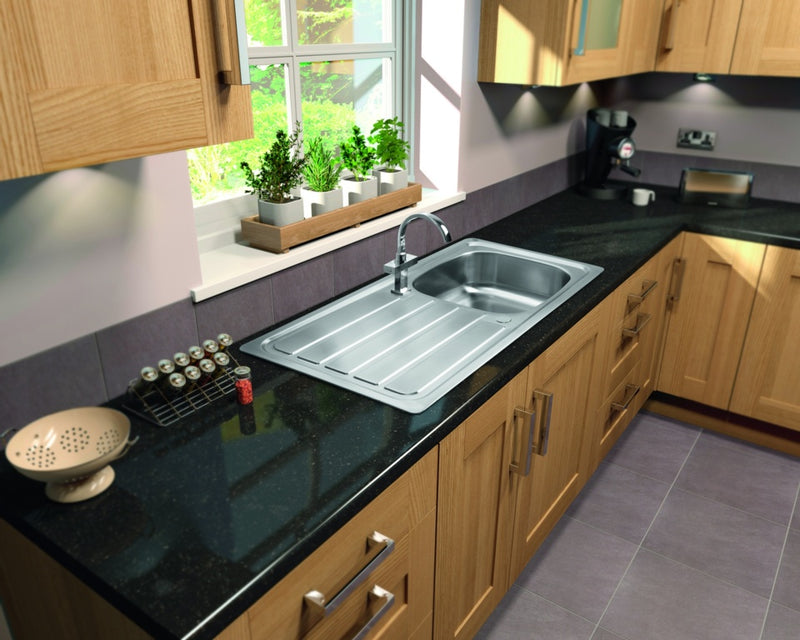 SupaPlumb Reversible Drainer Sink 1 Tap