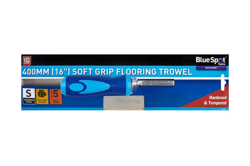 Blue Spot Tools 400mm (16") Soft Grip Flooring Trowel