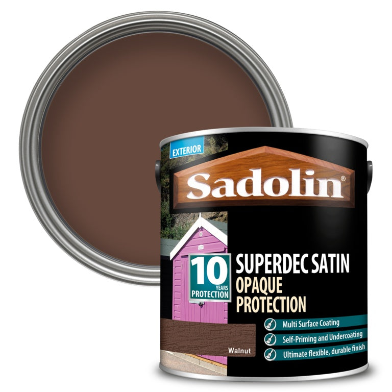 Sadolin Superdec Gloss 2.5L Walnut