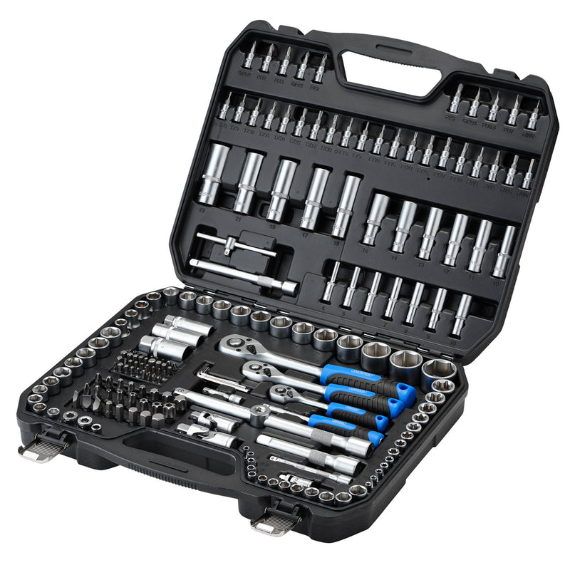 Draper 24231 Draper HI-TORQ® Metric Socket and Bit Set, 1/4", 3/8" and 1/2" Sq. Dr. (188 Piece)