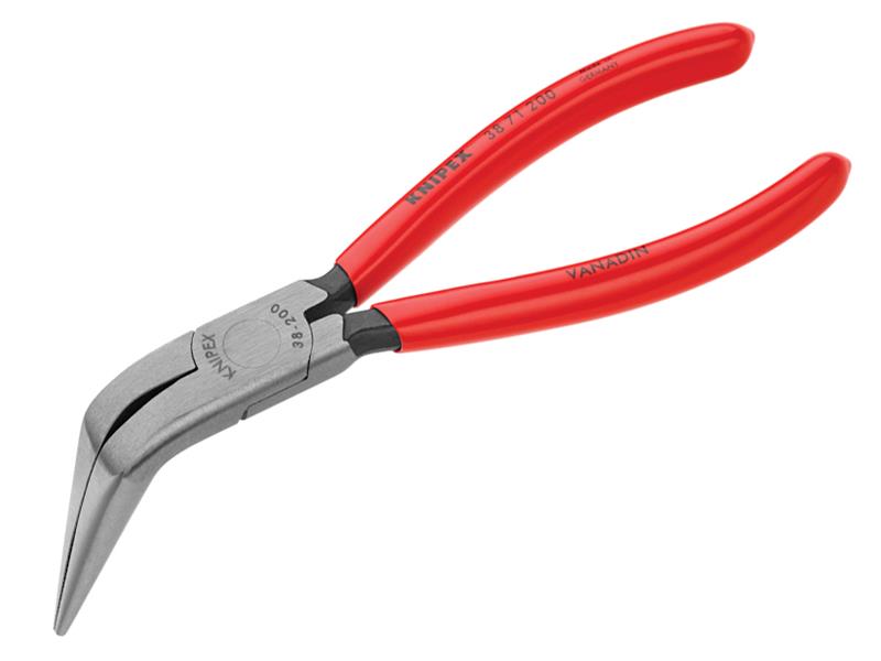 KNIPEX 38 71 200 Mechanic's Bent Nose Pliers 200mm