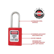 Master Lock Lockout Padlock – 35mm Body & 4.76mm Stainless Steel Shackle Master Lock - RockBottom Northampton