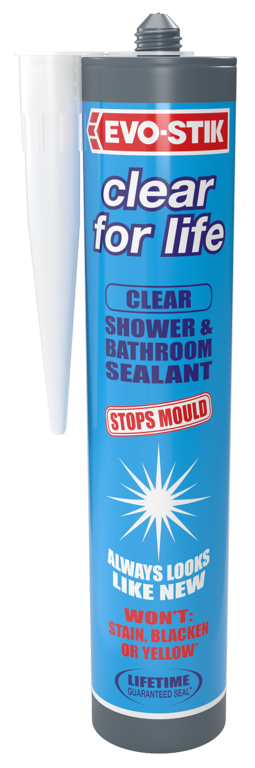 Evo-Stik Clear for Life Kitchen & Bathroom Sealant C20