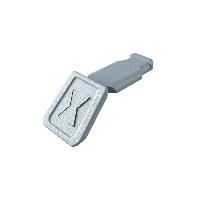 Draper 25128 KNIPEX 00 61 10 CS ColorCode Clips Grey (10 Pieces), 122mm