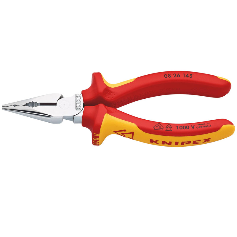 Draper 25158 KNIPEX 08 26 145 SB VDE Needle-Nose Combination Pliers,145mm
