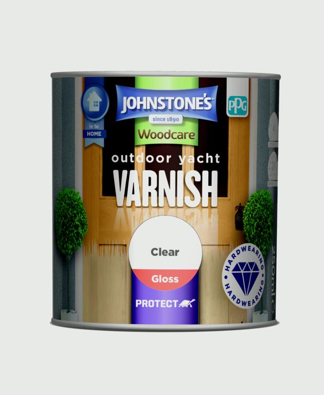 Johnstone's Outdoor Yacht Varnish Gloss 250ml Clear