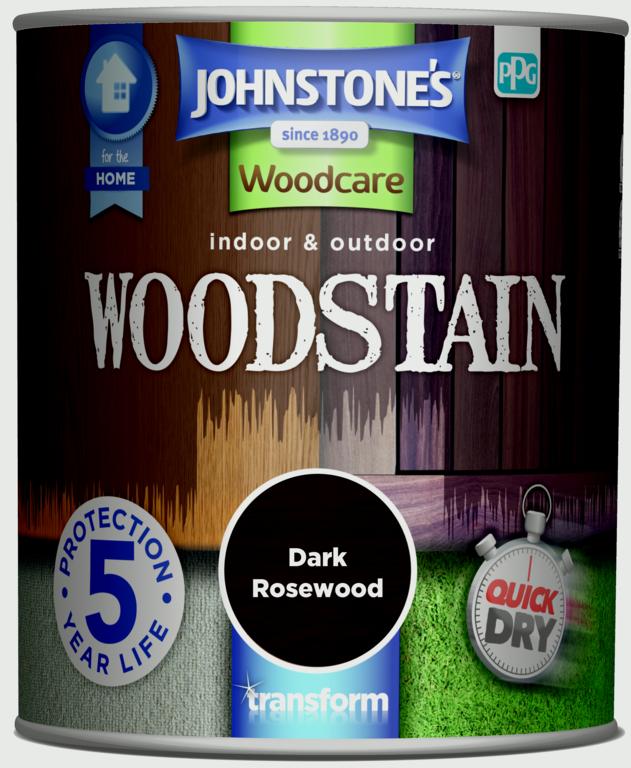 Johnstone's Indoor & Outdoor Woodstain 750ml Dark Rosewood
