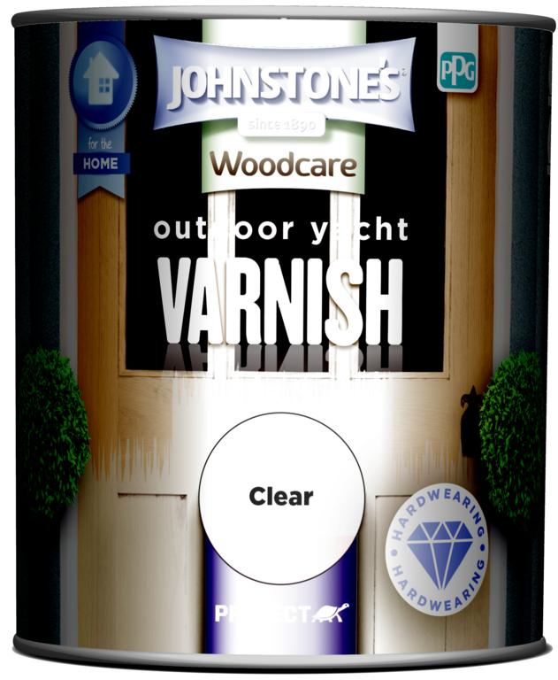Johnstone's Outdoor Yacht Varnish Gloss 750ml Clear Gloss