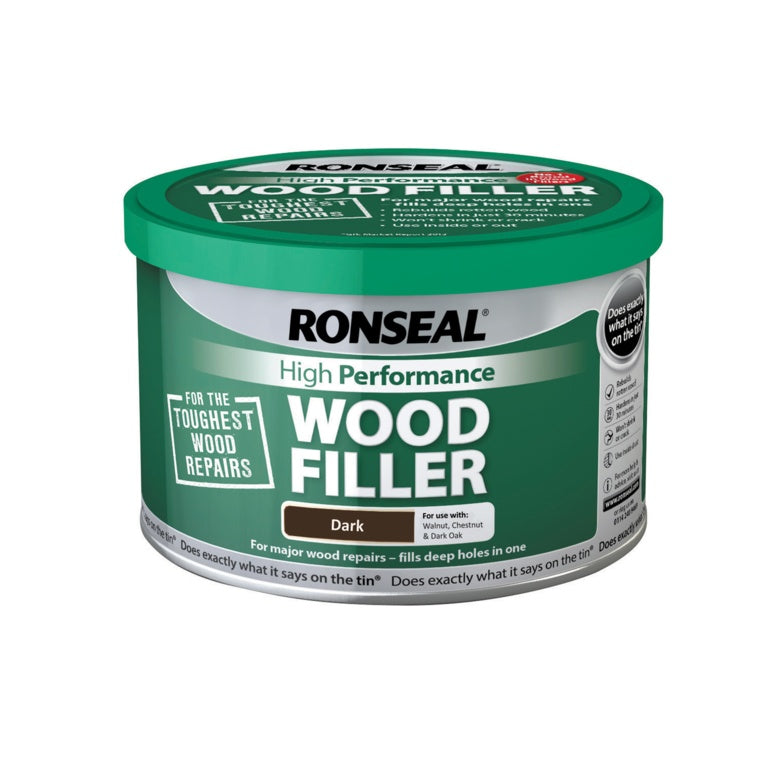 Ronseal High Performance Wood Filler 275g Dark