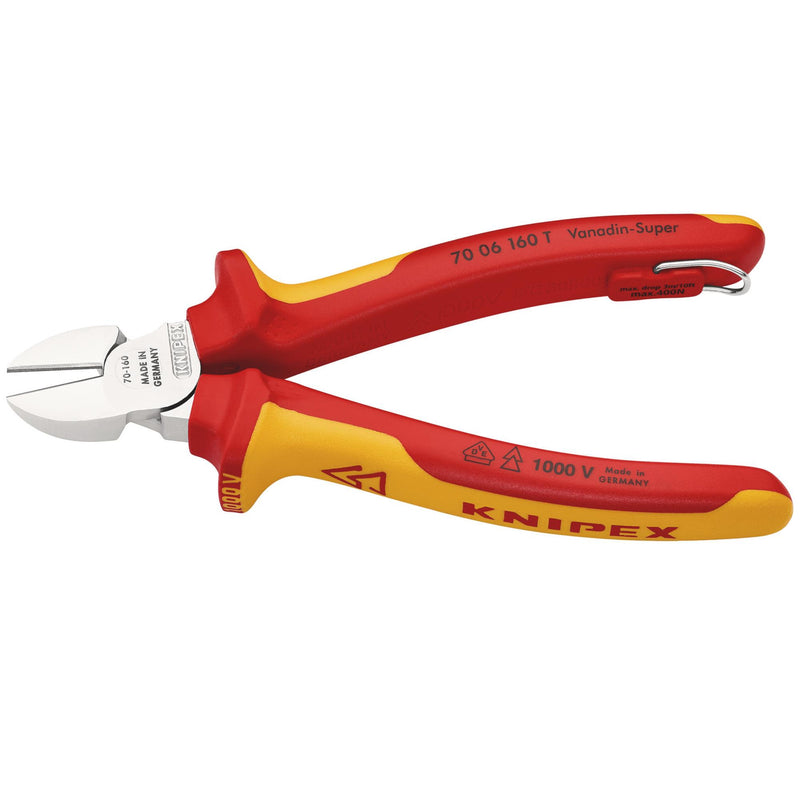Draper 25341 KNIPEX 70 06 160 T VDE Diagonal Cutter, 160mm