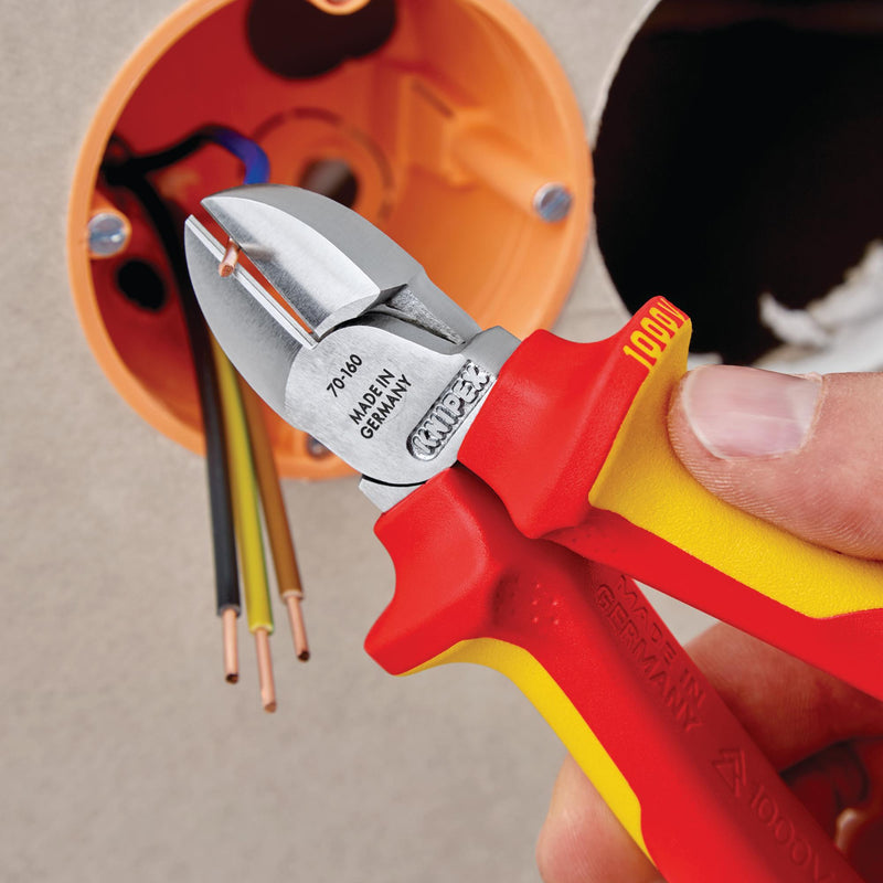 Draper 25341 KNIPEX 70 06 160 T VDE Diagonal Cutter, 160mm