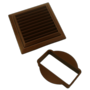 Oracstar Exterior Grille Wall/Ceiling Vent Brown