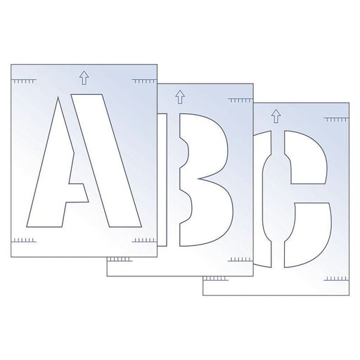 Scan Letter Stencil Kit 300mm Scan - RockBottom Nothampton