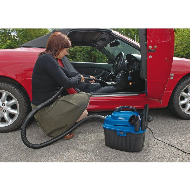 Draper 230V Wet and Dry Vacuum Cleaner with Stainless Steel Tank, 20L, 1250W Draper - Town Tools 