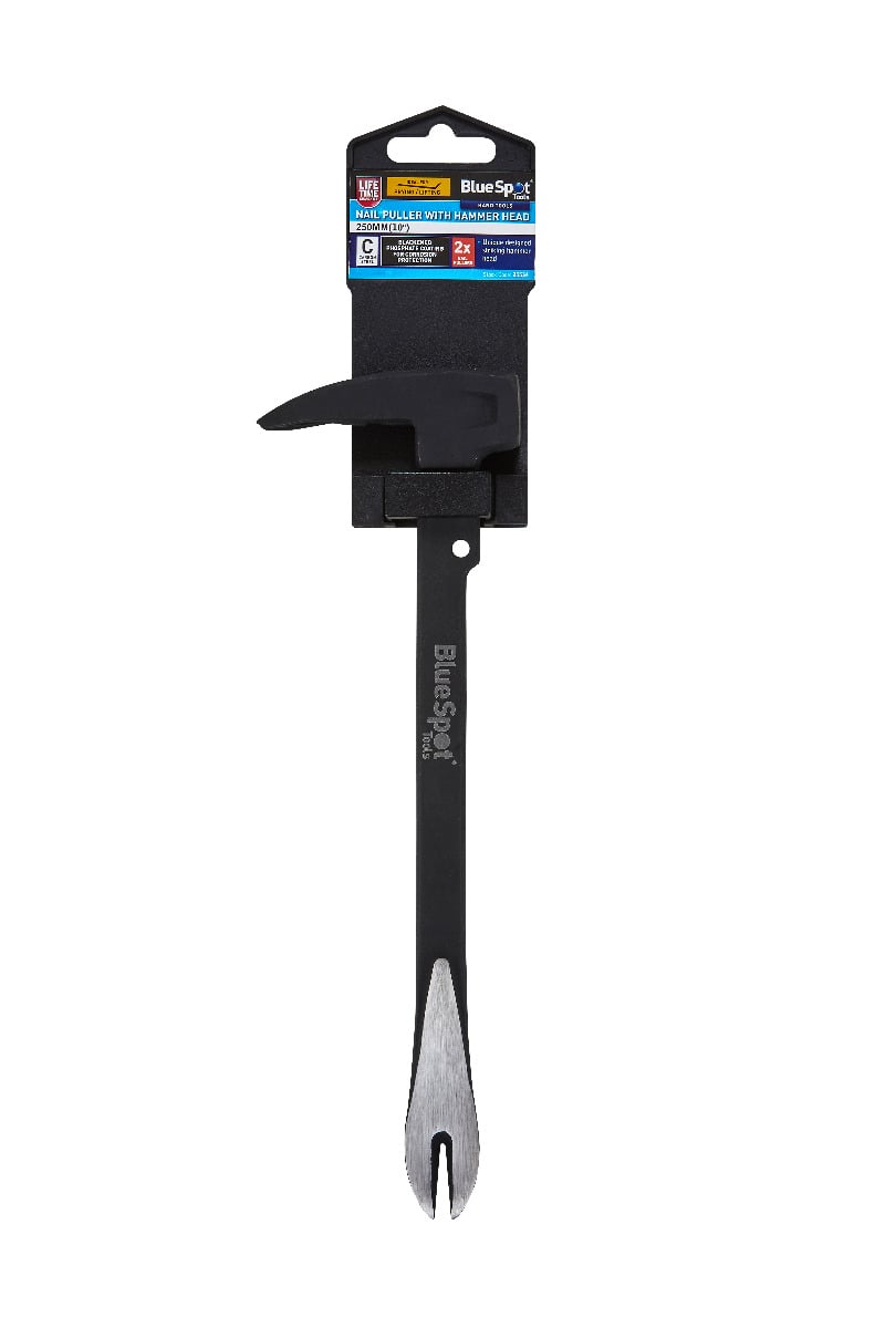 Blue Spot Tools 10" Nail Puller With Hammer Head