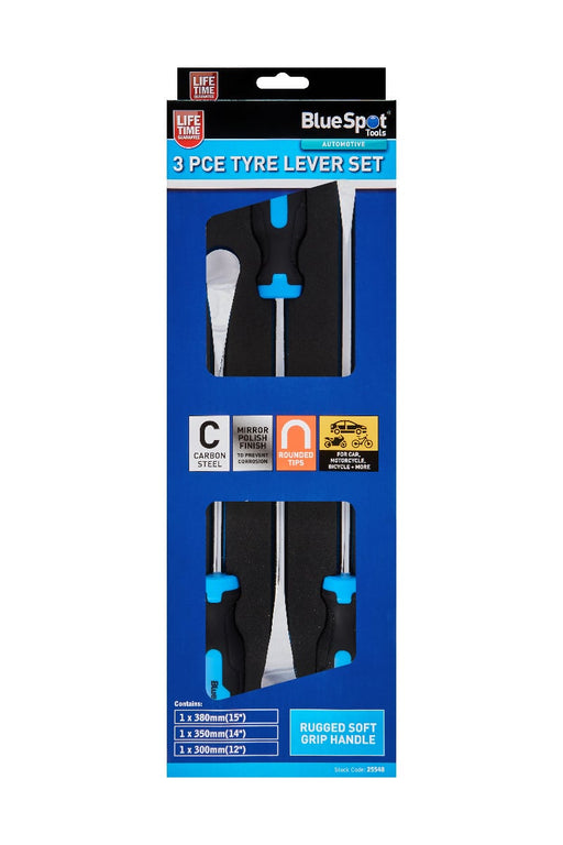 Blue Spot Tools 3 PCE Tyre Lever Set In Foam