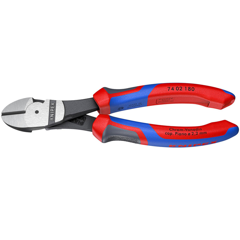 Draper 25618 KNIPEX 74 02 180 SB High Leverage Diagonal Cutter, 180mm