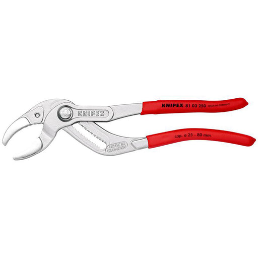 Draper 25661 KNIPEX 81 03 250 SB Siphon and Connector Pliers, 250mm (self-service card/blister)