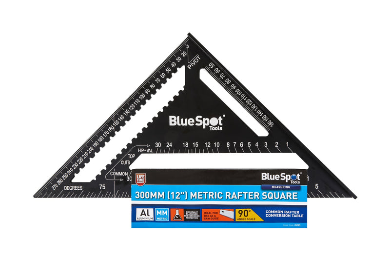 Blue Spot Tools Metric Rafter Square