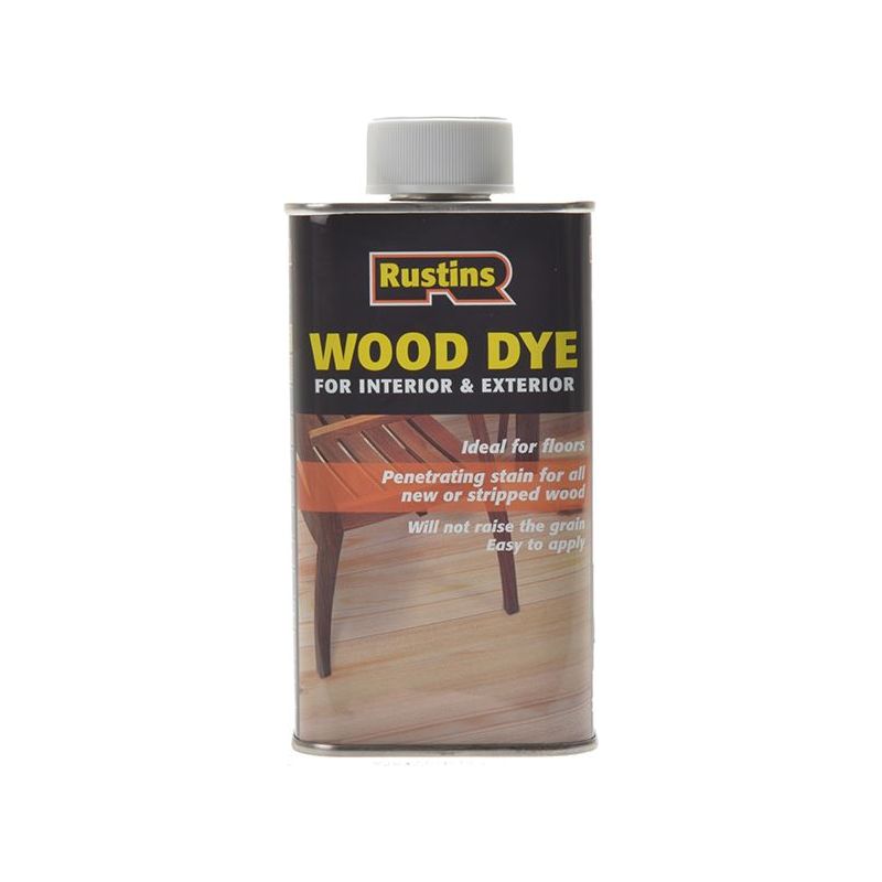 Rustins Wood Dye Light Oak 250ml Rustins - RockBottom Nothampton