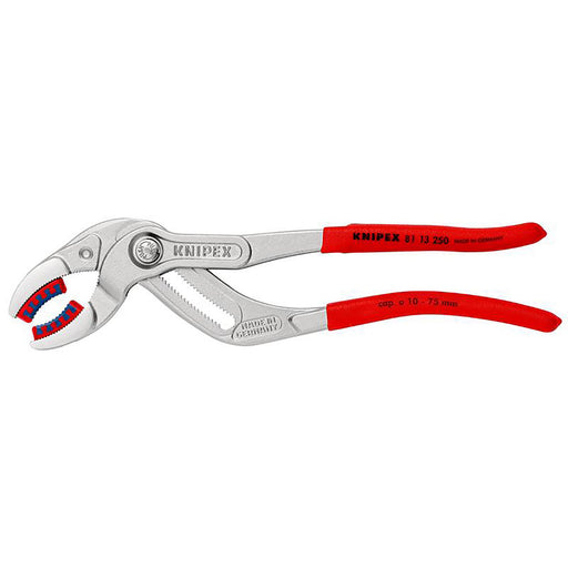 Draper 25754 KNIPEX 81 13 250 SB Siphon and Connector Pliers, 250mm (self-service card/blister)