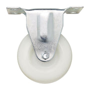 Draper Fixed Plate Fixing Nylon Wheel, 75mm Diameter, S.W.L. 100kg Draper - Town Tools