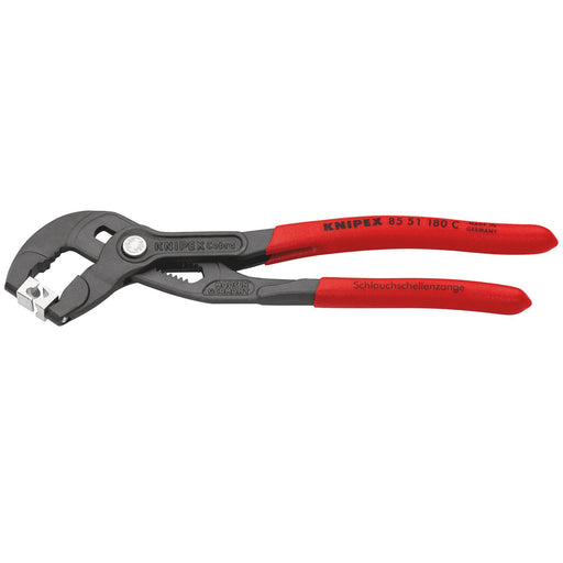 Draper 25941 KNIPEX 85 51 180 C SB Hose Clamp Pliers, 180mm (self-service card/blister)