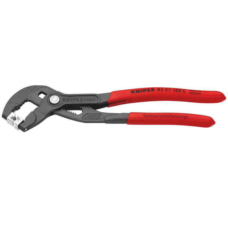 Draper 25941 KNIPEX 85 51 180 C SB Hose Clamp Pliers, 180mm (self-service card/blister)
