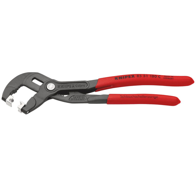 Draper 25941 KNIPEX 85 51 180 C SB Hose Clamp Pliers, 180mm (self-service card/blister)