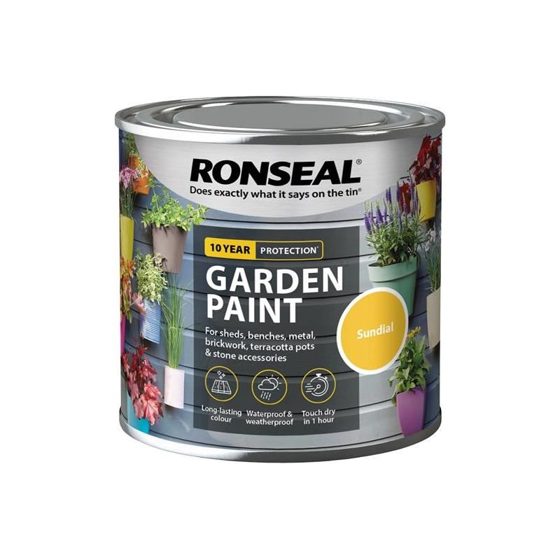 Ronseal Garden Paint Sunburst 250ml Ronseal - RockBottom Nothampton