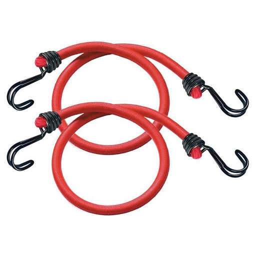 Master Lock Twin Wire Bungee Cord 60cm Red 2 Piece Master Lock - RockBottom Northampton