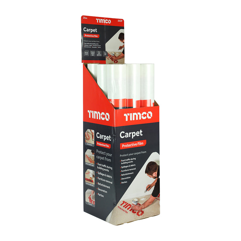 TIMCO Protective Film For Carpet - 100m x 0.6m