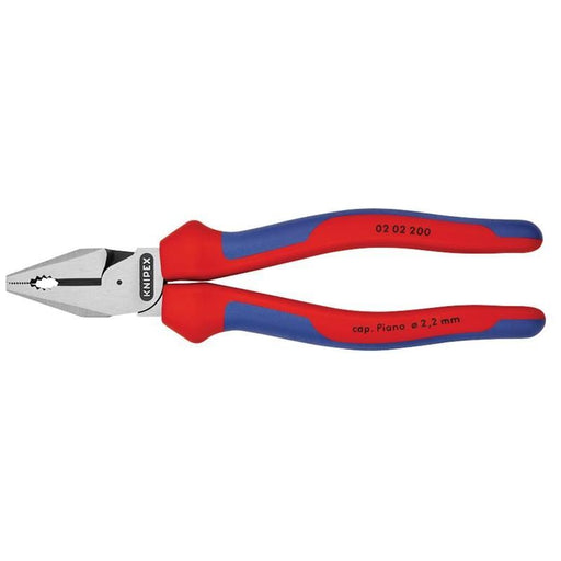 Knipex High Leverage Combination Pliers Multi-Component Grip 200mm Knipex - RockBottom Northampton