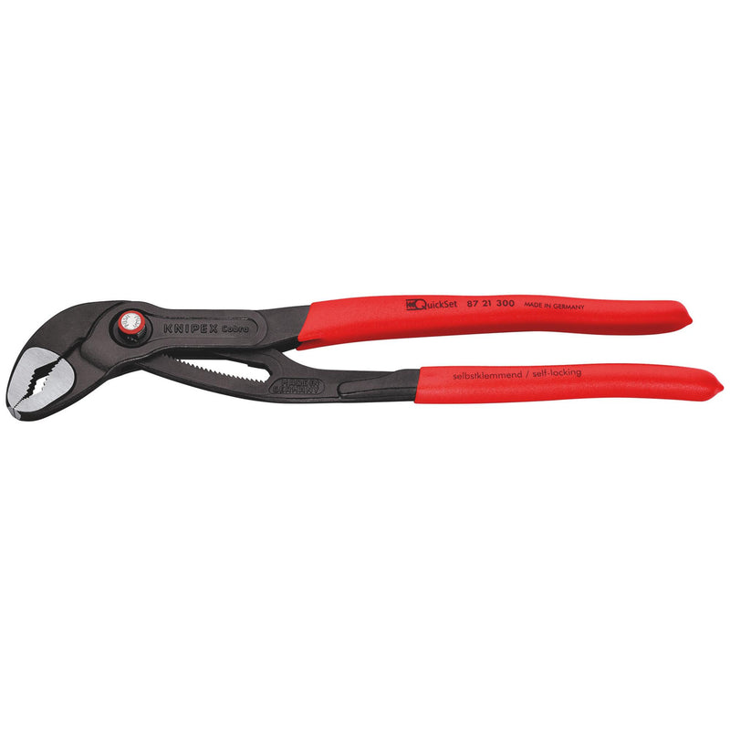 Draper 26005 KNIPEX 87 21 300 SB Cobra® QuickSet High-Tech Water Pump Pliers, 300mm