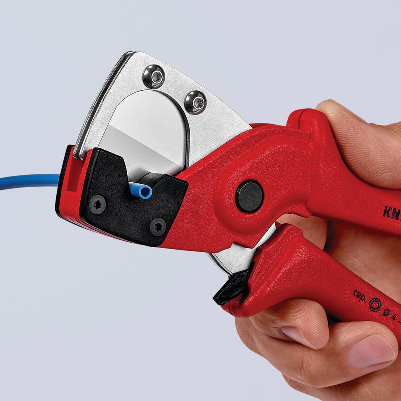 Draper 26071 KNIPEX 90 10 185 SB Pipe Cutter For Multilayer And Pneumatic Hoses,185mm