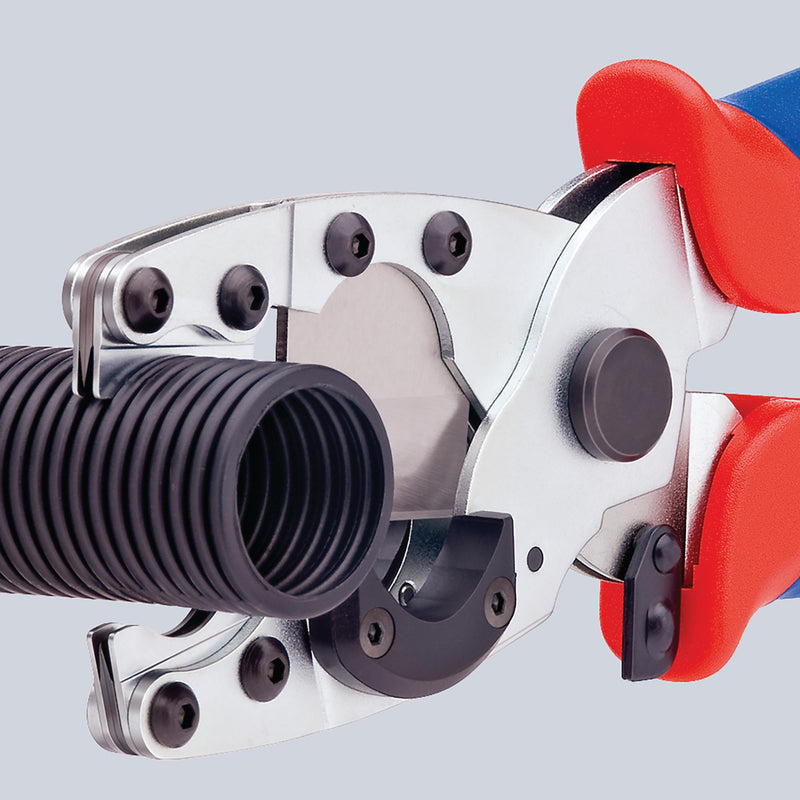 Draper 26090 KNIPEX 90 25 20 SB Pipe Cutter for Composite Pipes and Protective Tubes, 210mm
