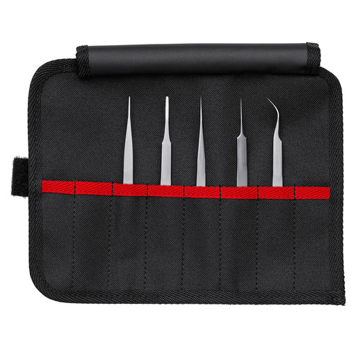 Draper 26099 KNIPEX 92 00 02 Precision Tweezers Set, 5 Parts