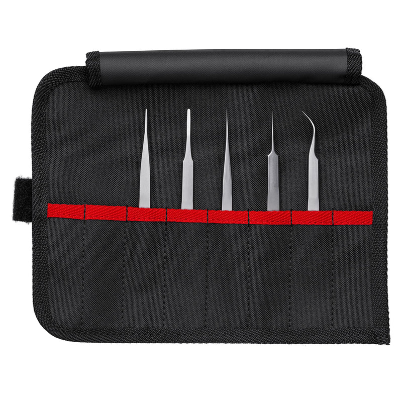 Draper 26099 KNIPEX 92 00 02 Precision Tweezers Set, 5 Parts