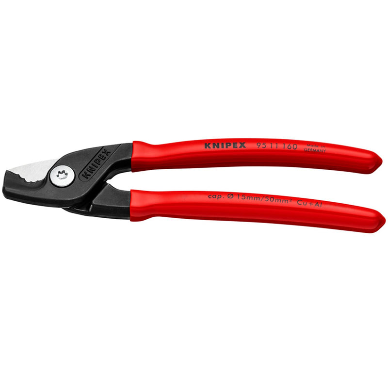Draper 26107 KNIPEX 95 11 160 SB StepCut® Cable Shears, 160mm