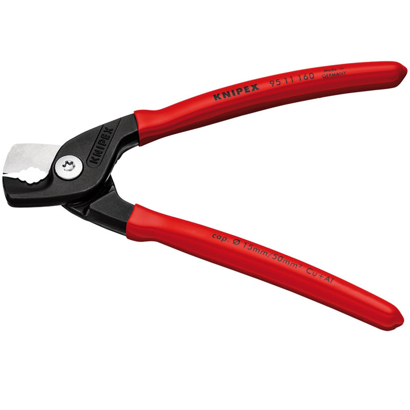 Draper 26107 KNIPEX 95 11 160 SB StepCut® Cable Shears, 160mm