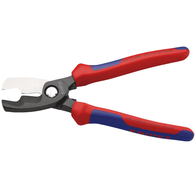 Draper 26113 KNIPEX 95 12 200 SB Cable Shears with Twin Cutting Edge, 200mm