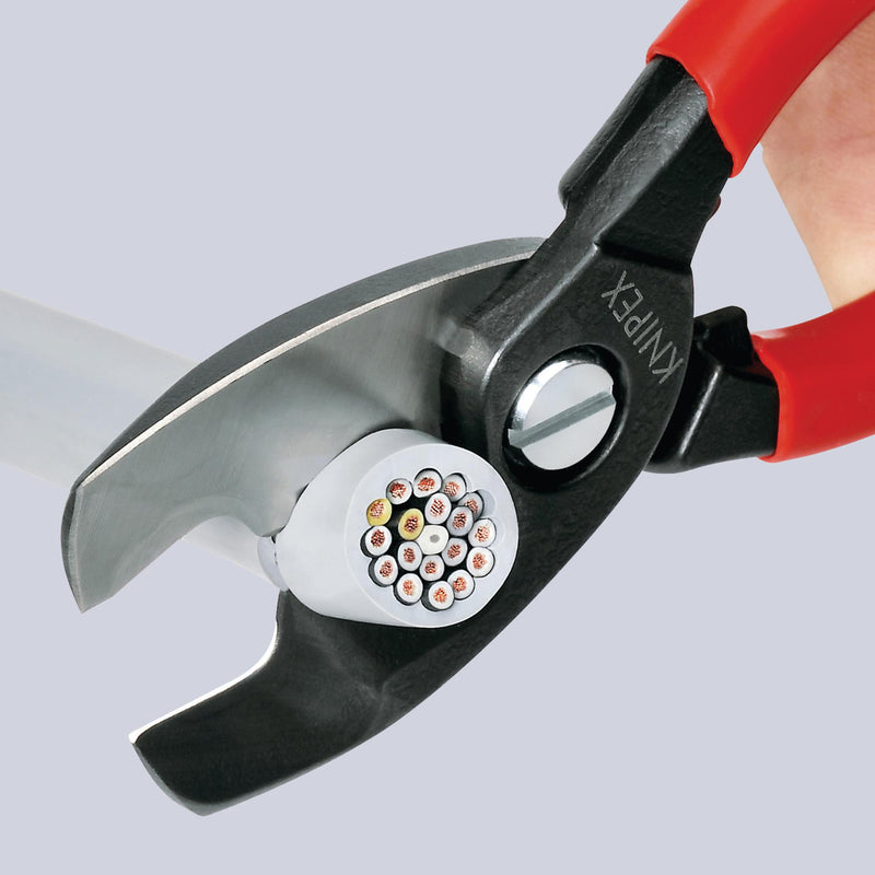 Draper 26113 KNIPEX 95 12 200 SB Cable Shears with Twin Cutting Edge, 200mm