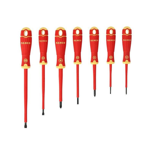 Bahco B220.017 BAHCOFIT Insulated Screwdriver Set, 7 Piece Bahco - RockBottom Northampton