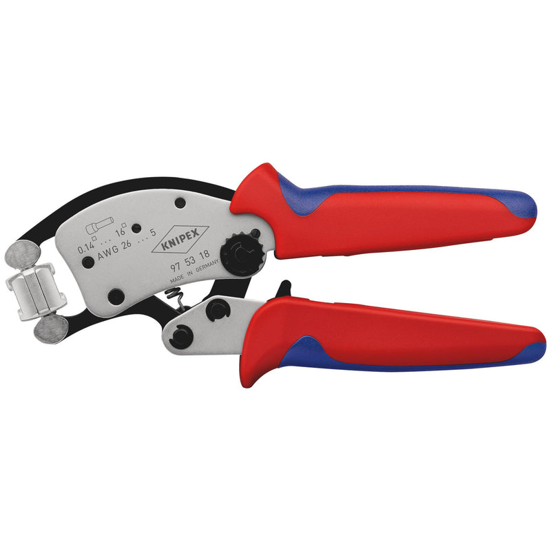 Draper 26142 KNIPEX 97 53 18 SB Twistor16® Self-Adjusting Crimping Pliers, 200mm