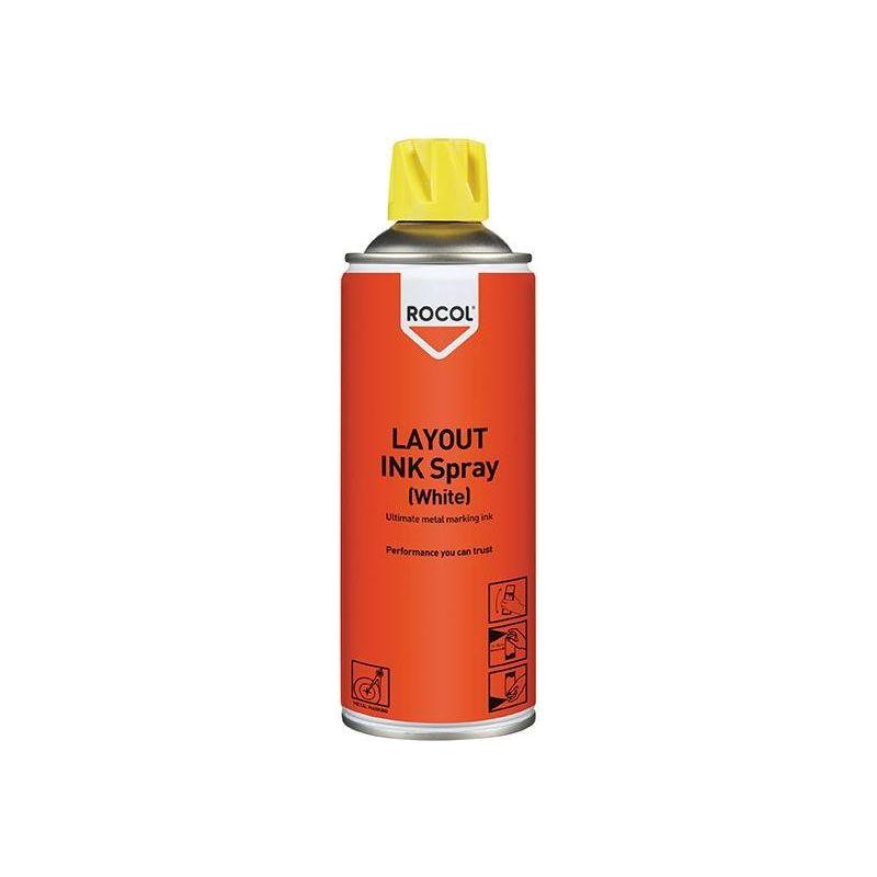 Rocol LAYOUT INK Spray White 400ml ROCOL - RockBottom Nothampton