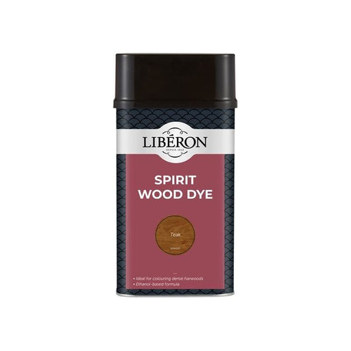 Liberon Spirit Wood Dye Teak 1 litre Liberon - RockBottom Northampton