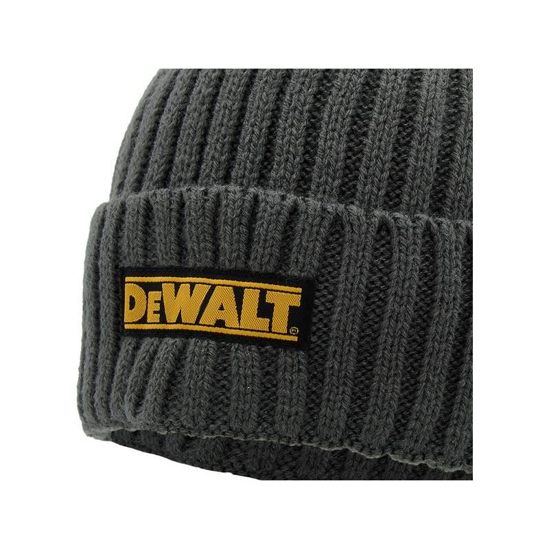 Dewalt Power Tools Indianapolis Grey Knitted Beanie Hat DeWALT Power Tools - RockBottom Northampton